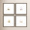 Petite Placid 4-Piece Painting Set by Arnold