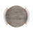 Round Marble Decorative Tray – Modern Coffee Table Tray - Perfect to Decorate an Ottoman, Vanity, or Entryway Table, 14"x12"-764588758
