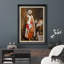 "Alteré classique", "Sultan King jouant de la guitare", reproduction d'art sur toile encadrée chic et éclectique-121600310-121600309