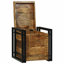 Boîte de rangement vidaXL en bois de manguier massif 15,75 x 15,75 x 15,75-1682374370