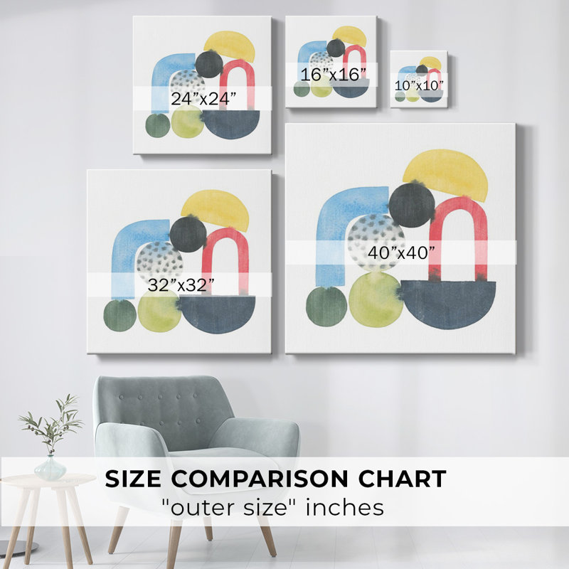 Building Blox I-Gallery Wrapped Canvas, H 24 po x l 24 po