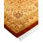 Tapis unique rouge / orange / beige noué à la main Tuong Mogul 8 pi 3 po x 10 pi 8 po