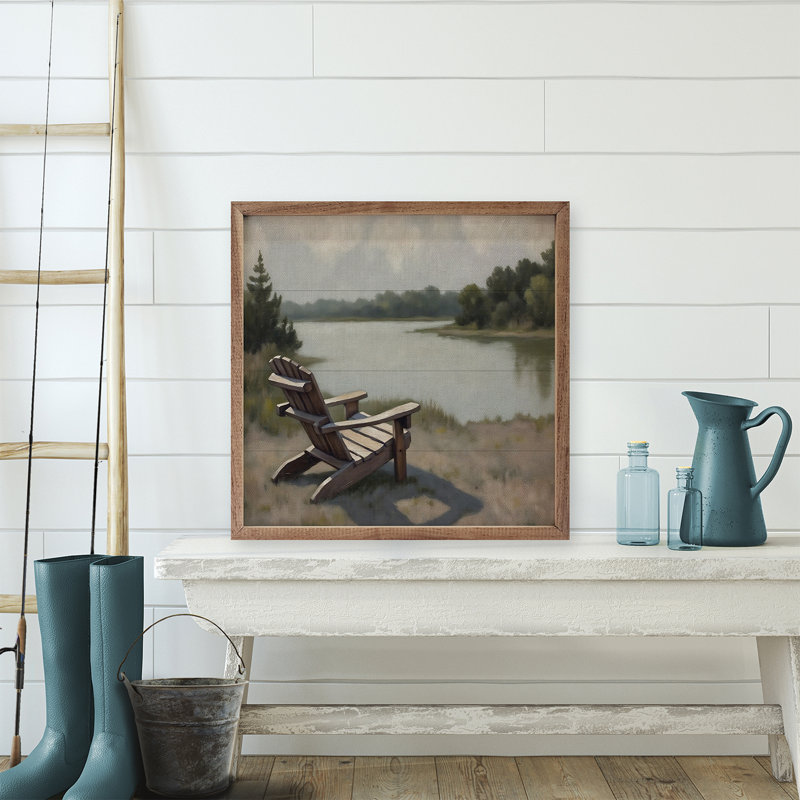 Chaise Adirondack patinée par The Finlay, H 12 po x l 12 po