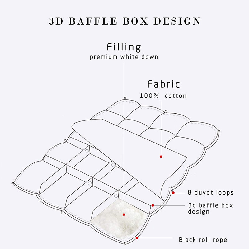 Winter Down Blend Down Comforter, King