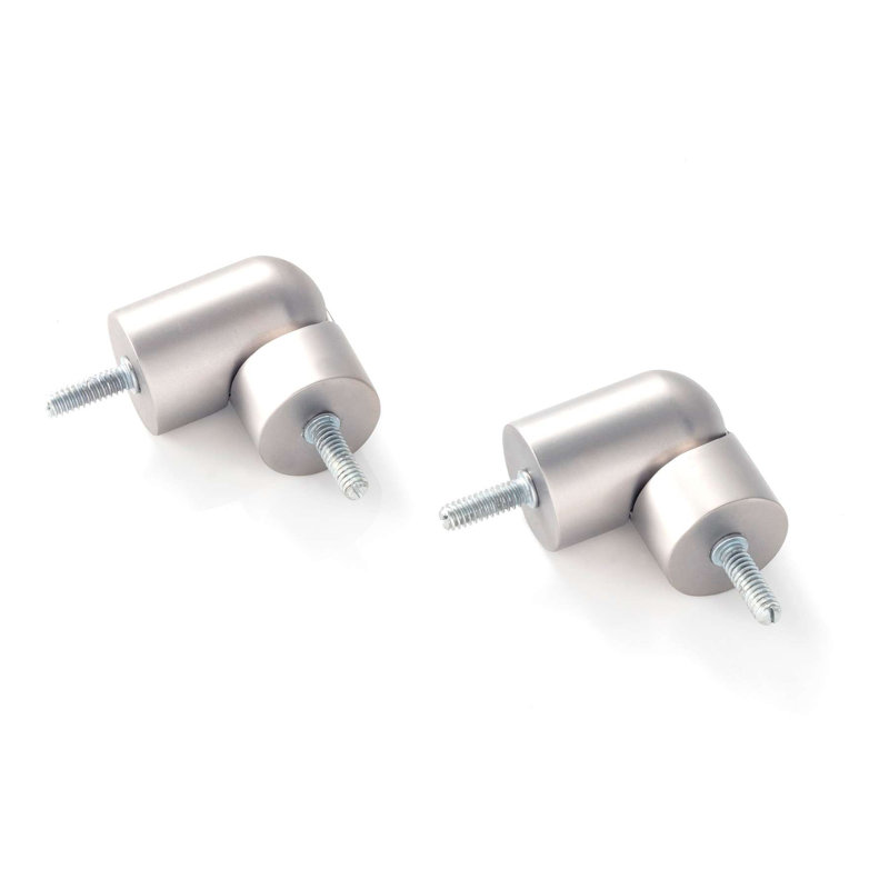 Bay Window Connector, Satin Nickel