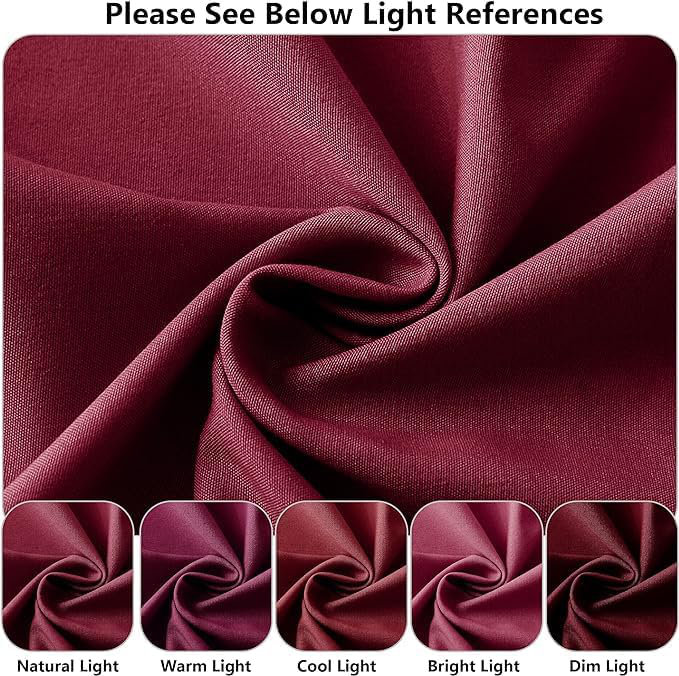 Ranarda Cotton Blend Percale Flat Sheet, Single (3'), Red