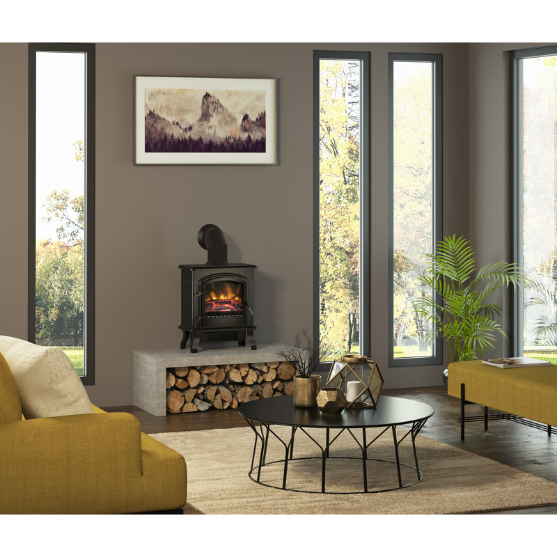 Colman Freestanding Electric Stove, Matt Black