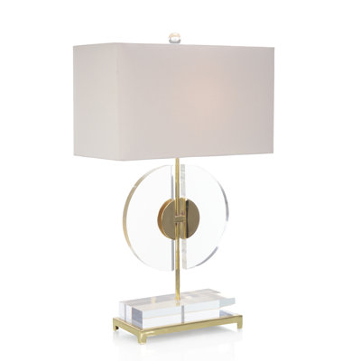 Lampe de table demi-lune