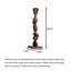 Ornement abstrait en bois massif
