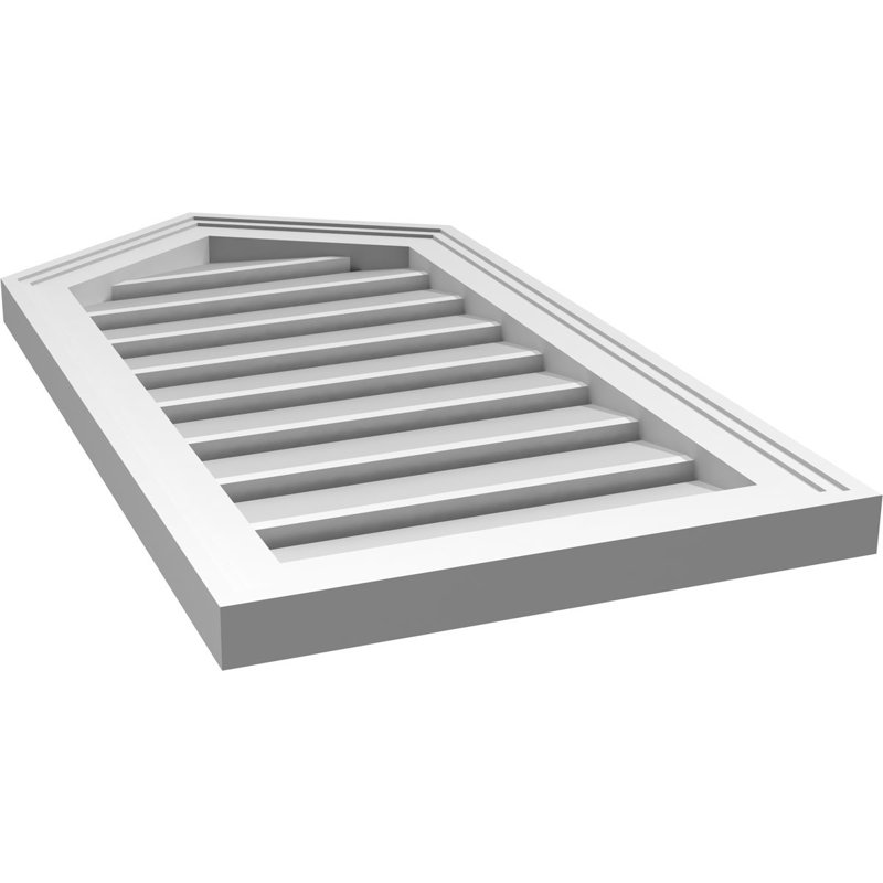 Pente fonctionnelle en uréthane à hauteur de pique Signature 8/8, brun clair apprêté, H 30 po x l 16 po x P 1,5 po