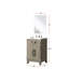 Meuble-lavabo simple en chêne gris, 20 po L 18 po x P 18 po, avec comptoir en acrylique, robinet, comptoir de meuble-lavabo et miroir de 20 po et 18 po, inclus-1769962613