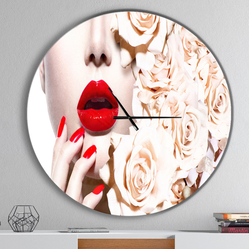 Horloge murale femme surdimensionnée, Surdimensionné