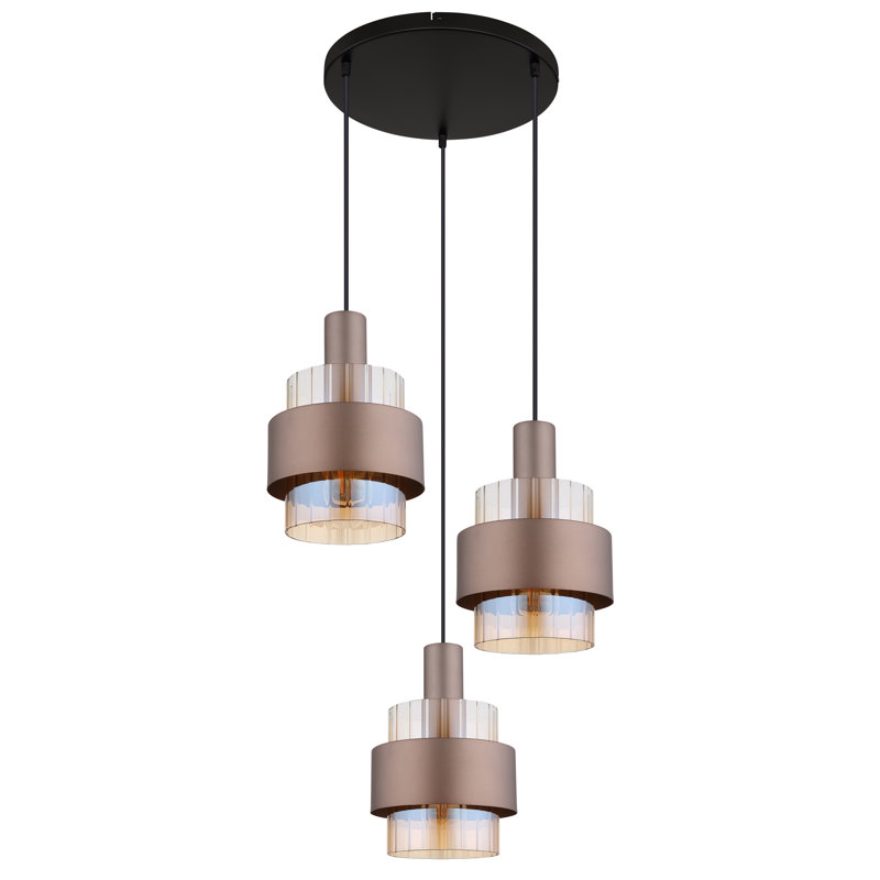 Deiontae 3 - Light Matte Black Pendant