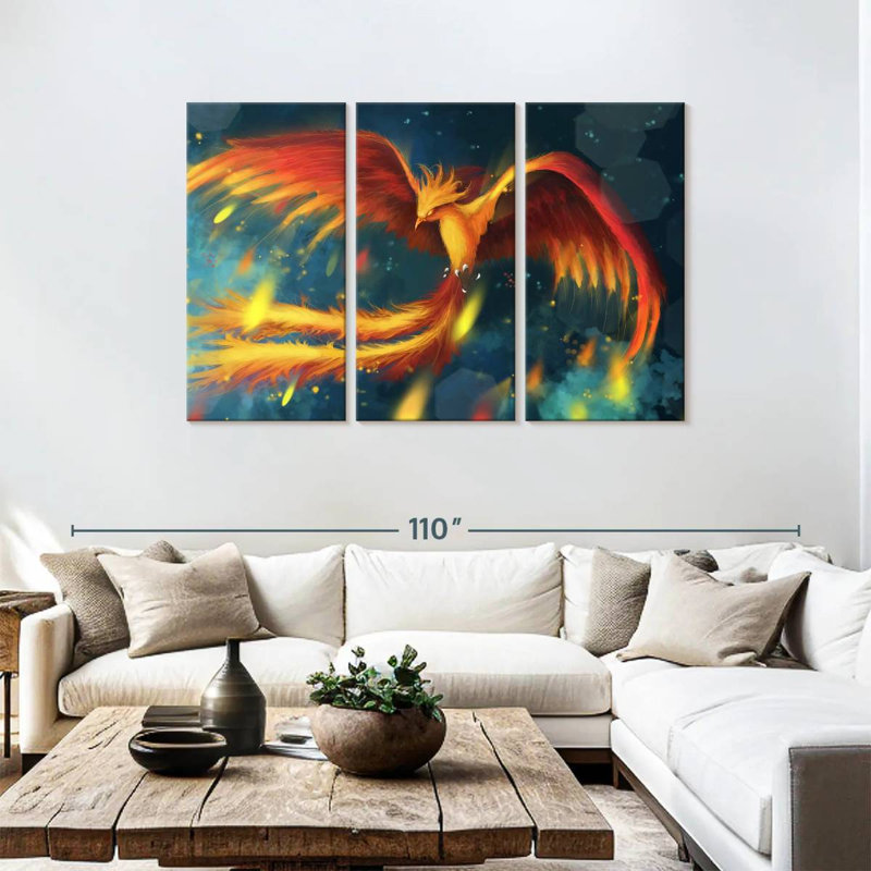 Kelan Phoenix, 48" H x 74" W