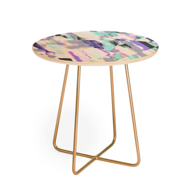 Gabriela Fuente Solid Wood Top End Table