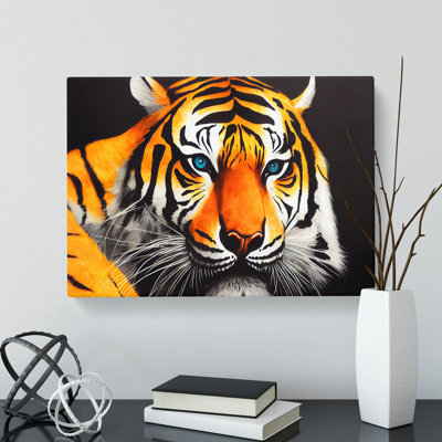 A Tiger Portrait Vol.3 - Wrapped Canvas Painting