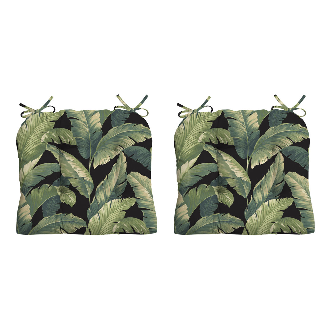 Outdoor Seat Cushion (Set of 2) Bayou Breeze