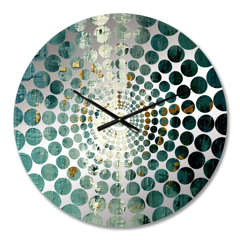 Tarni - Horloge murale peinture abstraite, Petit