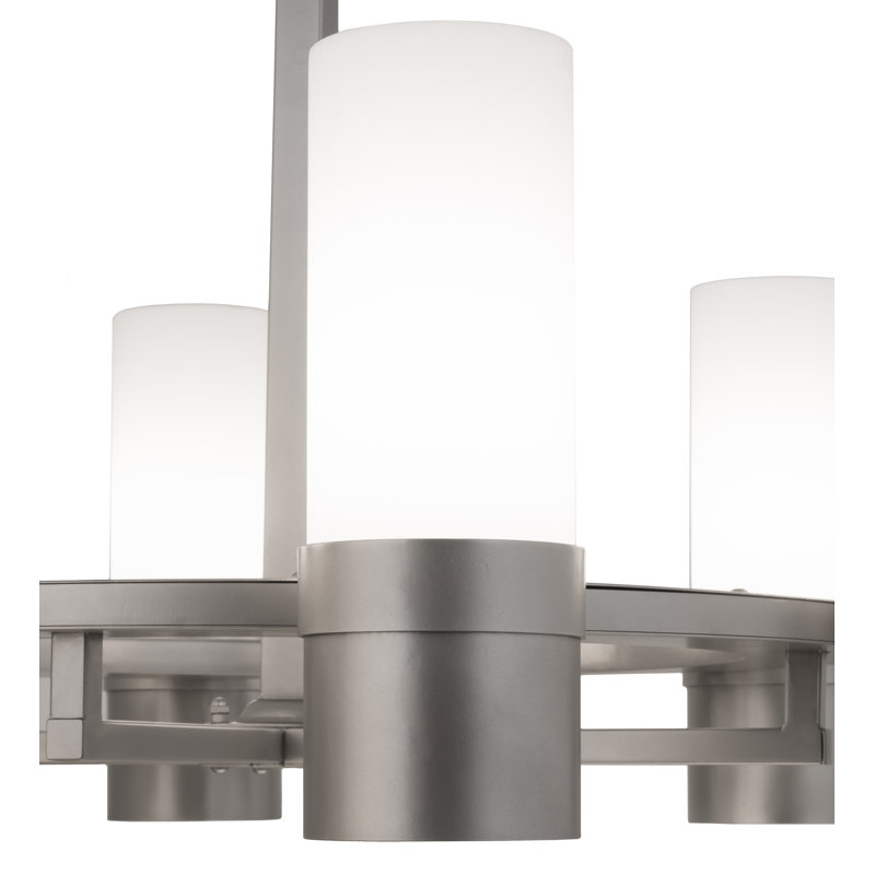 12 - Light Dimmable Cylinder Chandelier