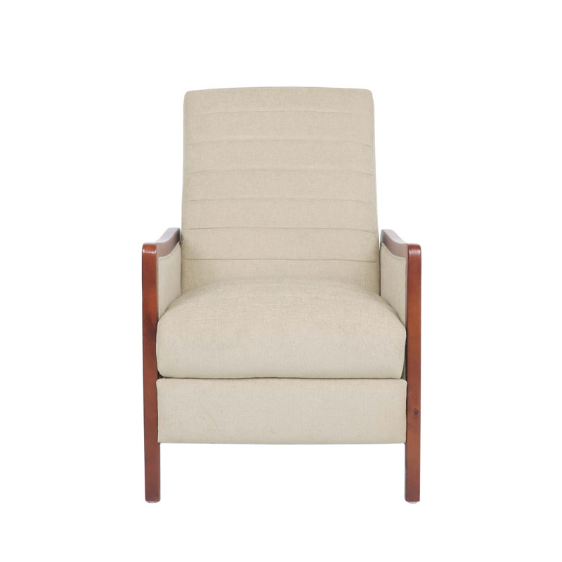 Modern Living Room Recliner Accent Recliner, Sand