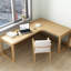 Bureaux en bois massif en forme de L 62,99 po-107193906