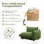 Canapé modulaire rembourré avec repose-pieds-1951482343