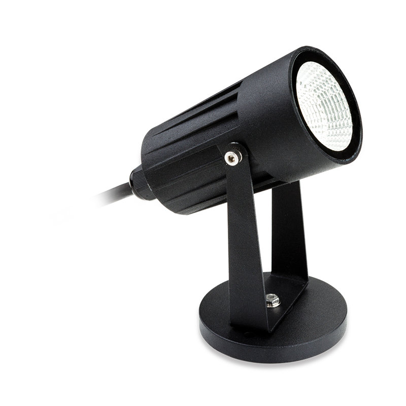 Integrated LED Metal Spotlight, Black