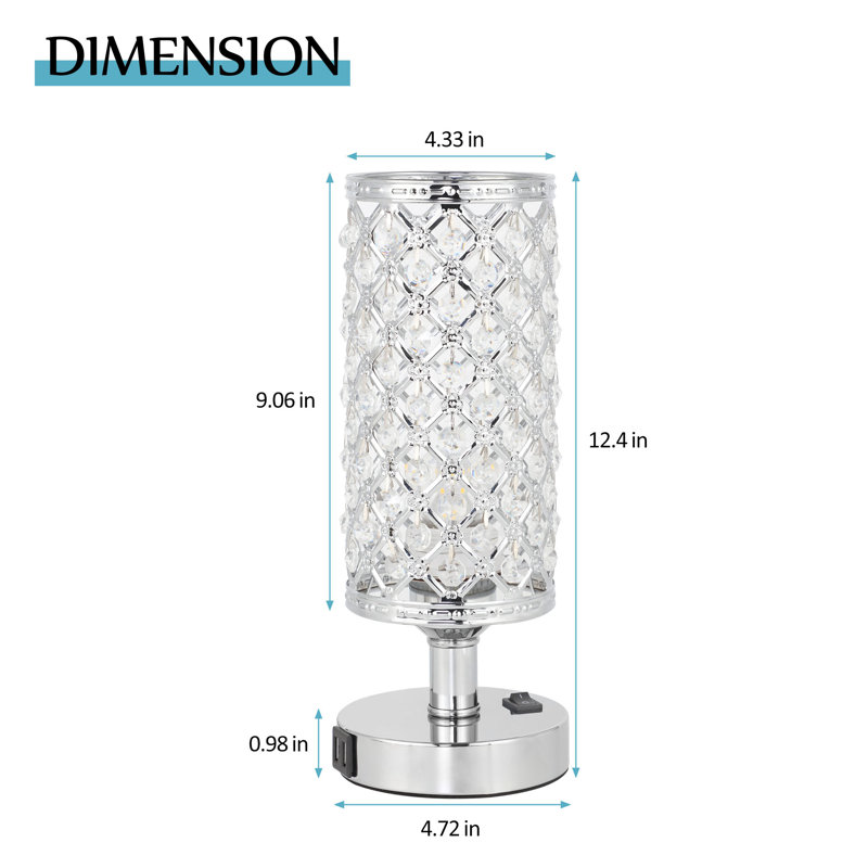 Deepali Metal USB Table Lamp