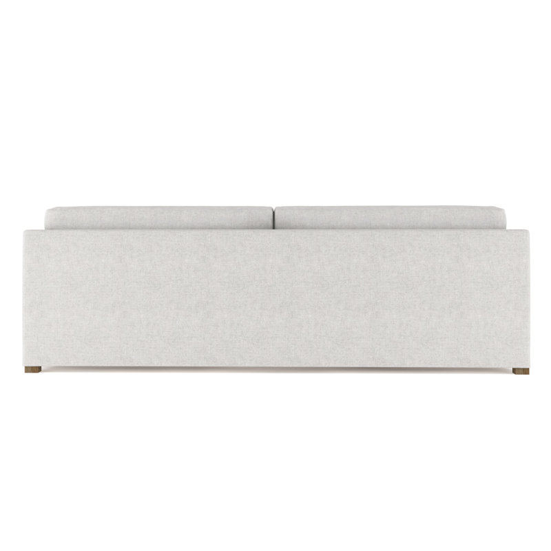Madison Sofa, Plush Velvet Silver Streak, 33" H x 72" W x 41" D, Ebony