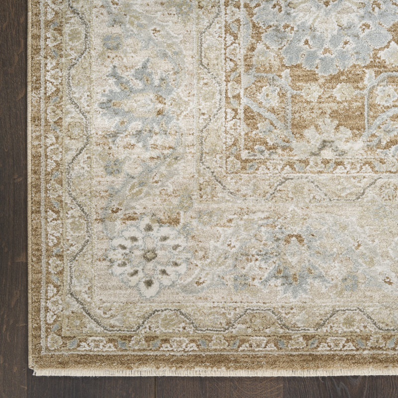 Greenes 7'10" x 10'2" Mocha Vintage Indoor Rug, Rectangle 7'10" x 10'2"