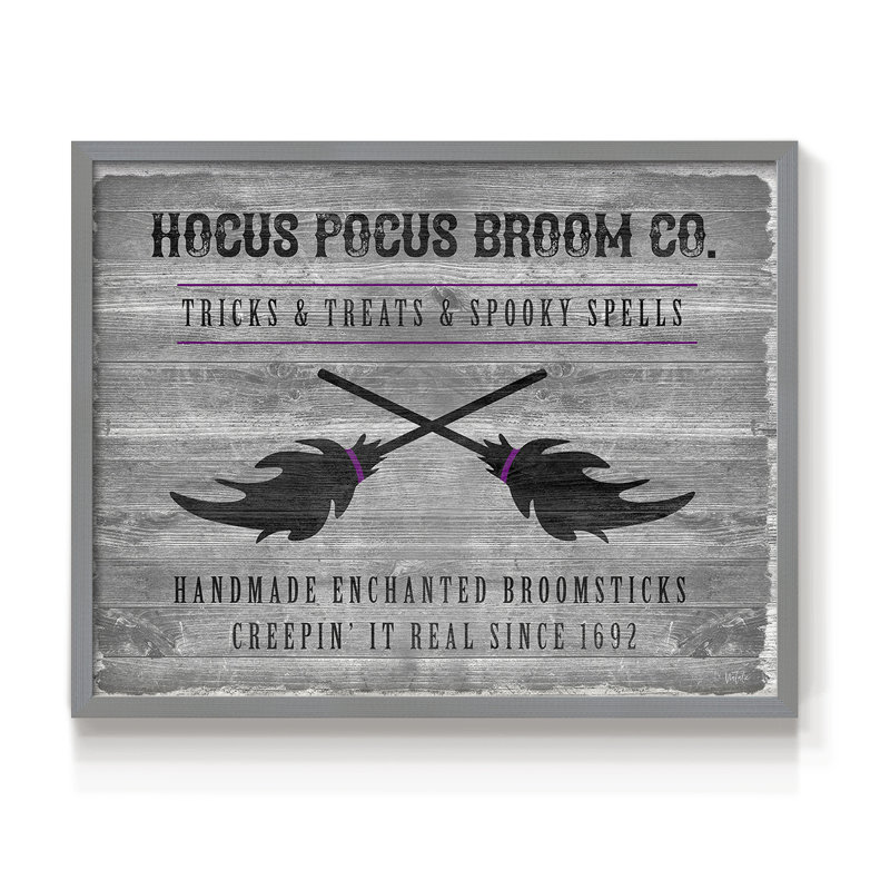 Hocus Pocus Broom Co-Print - Restickable