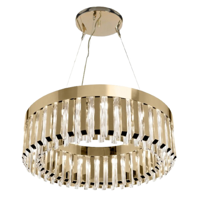Lustre Skylar Gold & Crystal Bar Led