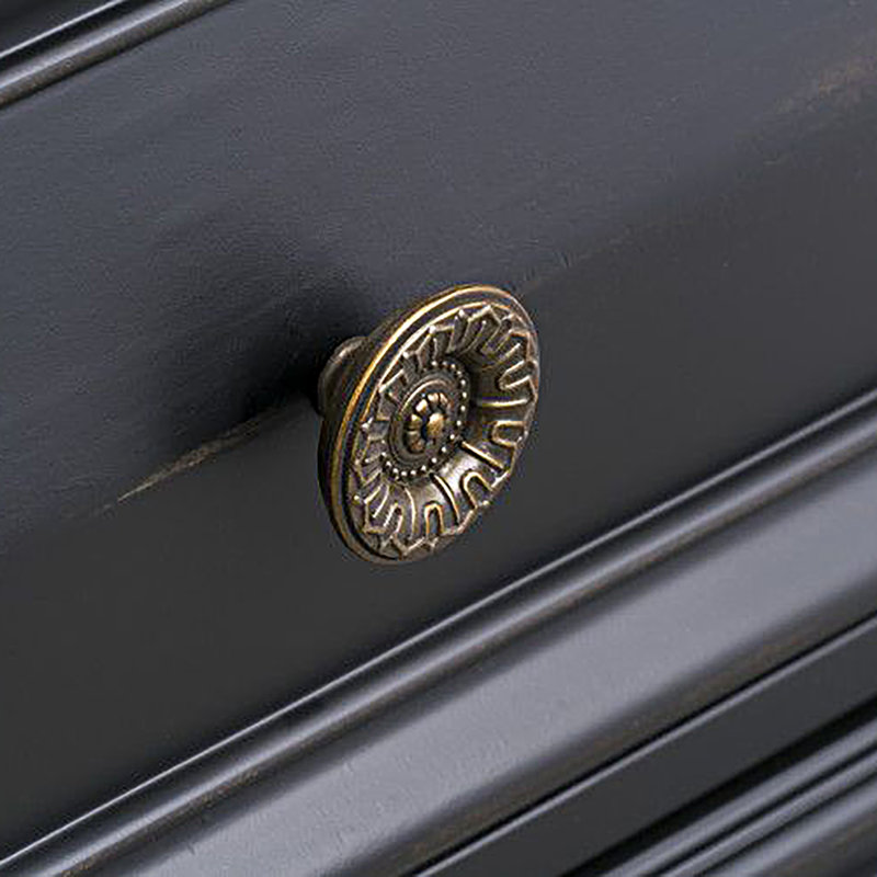 Oyola 64'' W 7 - Drawer Dresser, Vintage Black