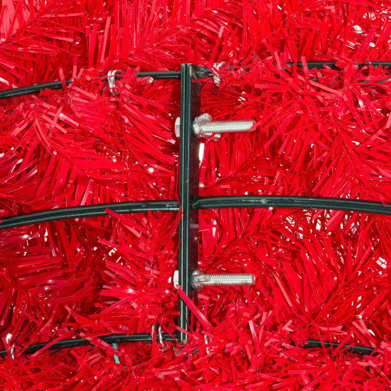 Couronne en polychlorure de vinyle Gildea (PVC), Rouge, 60" W x 60" H x 5" D