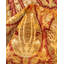 Tapis rouge / beige en laine noué à la main de conception unique 10 pi 4 po x 14 pi Urlin Mogul