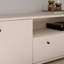 Sabel Modern TV unit with 2 doors, 1 drawer and open compartment, living room cabinet, engineered wood, 143.9 cm W x 43.9 cm H x 34.8 cm D-130987575