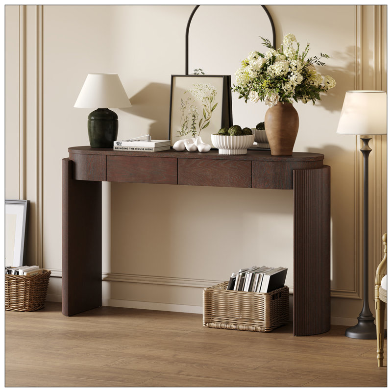 Console Table For Livingroom, Espresso
