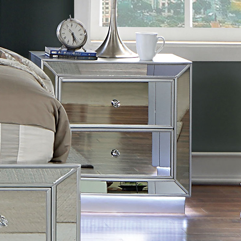 Jalica 2 Drawer Nightstand