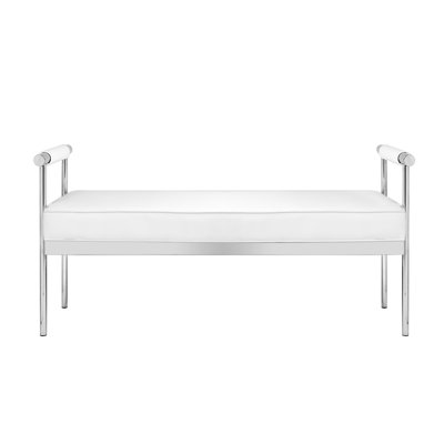 Eliza Faux Leather Upholstered Bench