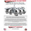Ensemble de roulettes 3 pouces semi-pivotantes avec 2 freins 2 rigides SCC | SCC-20S315-SSR-TLB-2-R-2