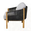 Fauteuil club d'extérieur en bois-63175842
