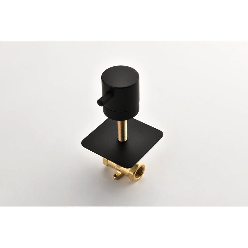 Volume & Flow Control Shower Valve - 3/4" Brass Adjustable Handle