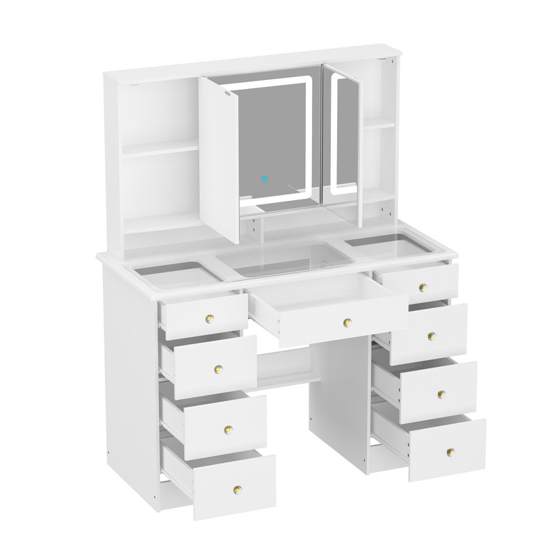Capricia Dressing Table with Mirror