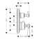 AXOR Montreux Thermostatic Trim With Volume Control And Diverter Valve Trim Only