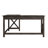Lavish Home L-Shaped Computer Desk with X-Pattern Legs, Dark Gray-1678561769