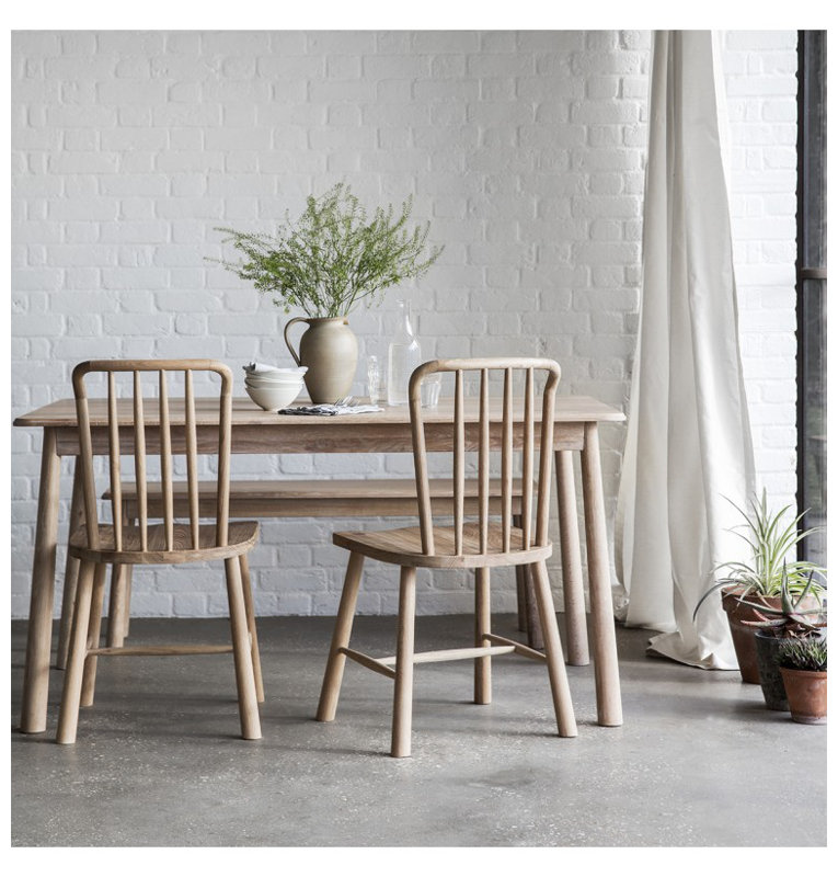 Caryville Oak Solid Wood Dining Table