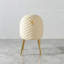 Chaise de salle à manger en acier inoxydable