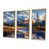 Toile avec cadre flottant or