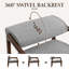 Upholstered Linen Blend Accent Chair-2008968006