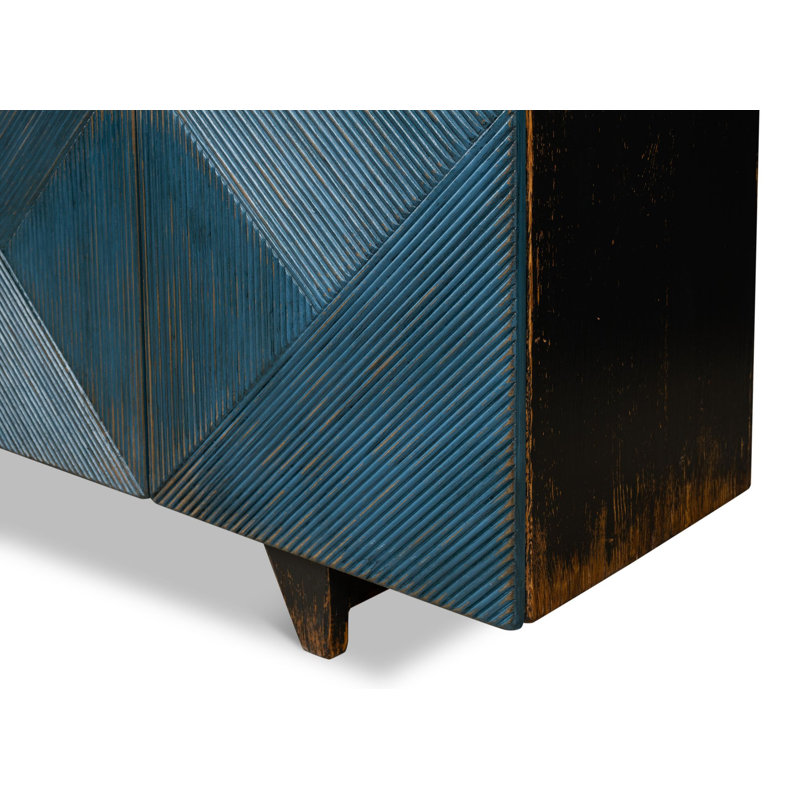 Low Solid Wood Media Console